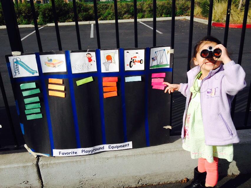 Learning outside at Inspire Preschool